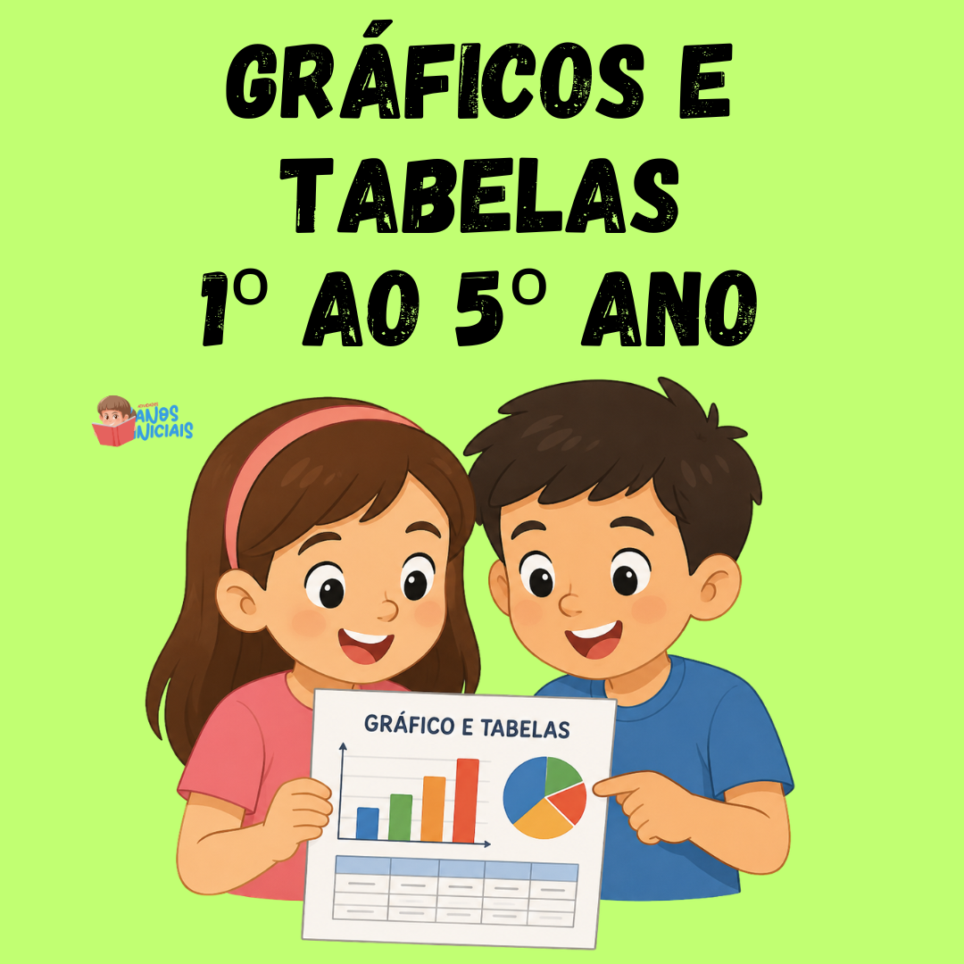 Capa do material Gráficos e Tabelas 1º ao 5º ano